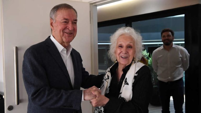 Schiaretti recibió a Estela de Carlotto