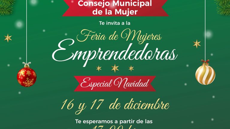 Se viene la cuarta edición de Feria de Mujeres Emprendedoras «Especial Navidad»