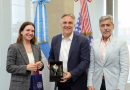 Llaryora recibió a la agregada en Seguridad y Defensa de la Embajada de Estados Unidos en Argentina