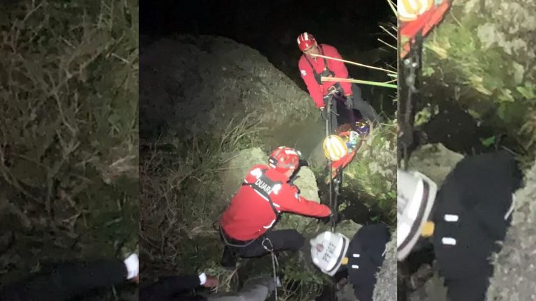 Sanfrancisqueña se accidentó en Los Gigantes