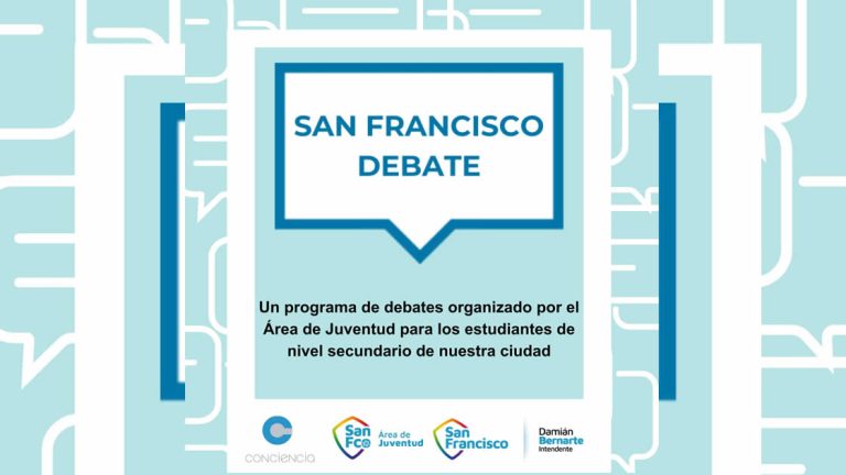 El Area Juventud realizará la primera edición de ‘San Francisco Debate’