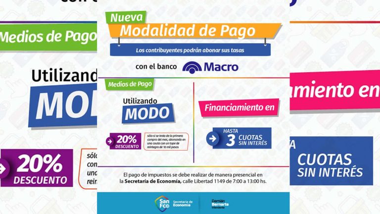 Nueva modalidad de pago para las tasas municipales