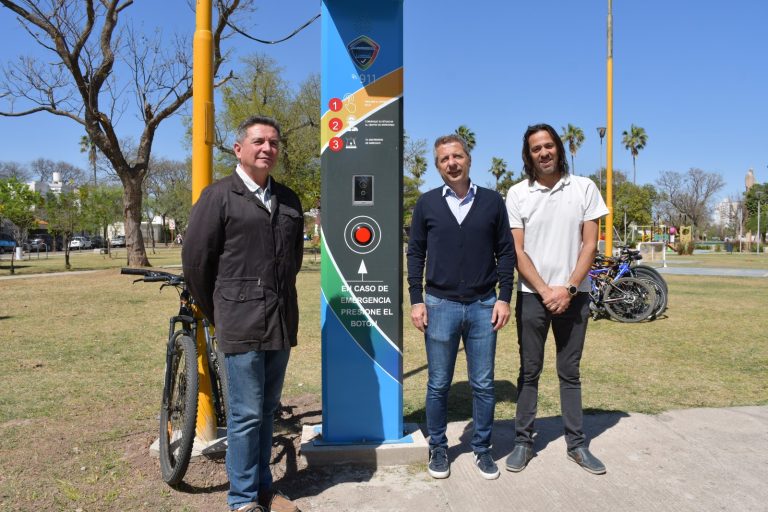 Se habilitaron cinco nuevos tótem de seguridad en distintos puntos de la ciudad y un Drone VANT