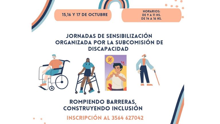 “Rompiendo barreras, construyendo inclusión”: se desarrollarán jornadas de sensibilización sobre discapacidad para estudiantes de nivel primario y secundario