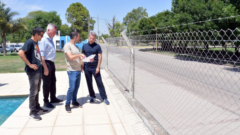 Se inauguró el recambio total del alambrado perimetral del Polideportivo Municipal
