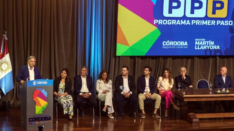 Llaryora lanzó una nueva edición del Programa Primer Paso