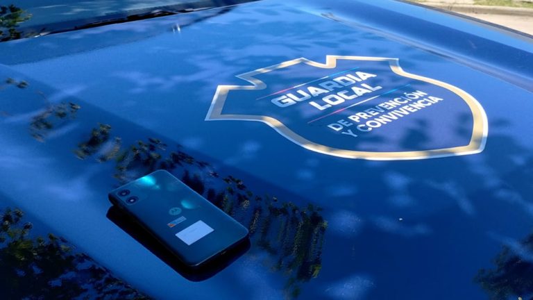 Tras una rápida intervención, la Guardia Local recuperó un celular robado