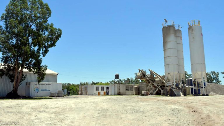 La Planta Hormigonera Municipal sumó nuevas estructuras y maquinarias