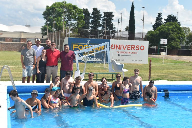 Sportivo Belgrano y una pileta inclusiva