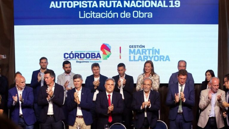 Llaryora anunció que la Provincia culminará la Autopista Nacional Ruta 19