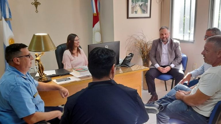 Justicia, municipio y comerciantes se reunieron ante el aumento de robos en Morteros