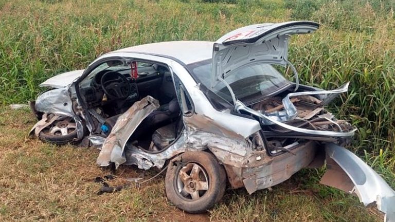 Dos lesionados de gravedad en un accidente en Brinkmann