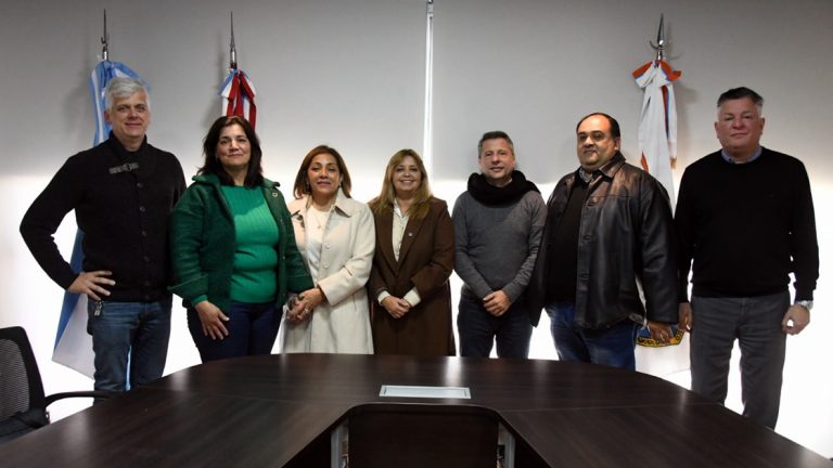 Bernarte recibió a miembros del Colegio Profesional de Martilleros y Corredores Públicos de Córdoba