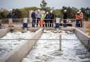 Miramar de Ansenuza: Se realizaron pruebas de funcionamiento en la Planta de Tratamientos de Líquidos Cloacales
