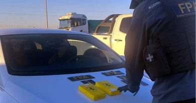 Secuestran un kilo de cocaína en el cruce de Brinkmann