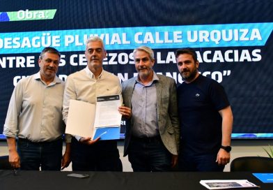 Se licitó la obra del entubado del desagüe pluvial de calle Urquiza