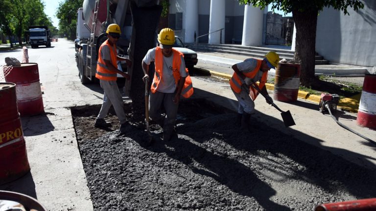Plan Integral de Arreglo de Calles: se efectuaron tareas en el sector del cementerio