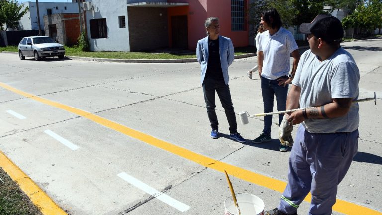 Reordenan un tramo del trazado de la bicisenda en el sur de la ciudad