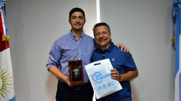 El empresario Ignacio Revellino visitó la ciudad y destacó el potencial de San Francisco