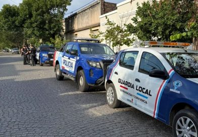 Operativo de limpieza y desalojo en el ex Colegio San Martín