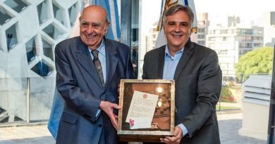 Llaryora recibió al expresidente uruguayo Julio María Sanguinetti