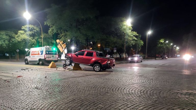 Accidente de tránsito en pleno centro
