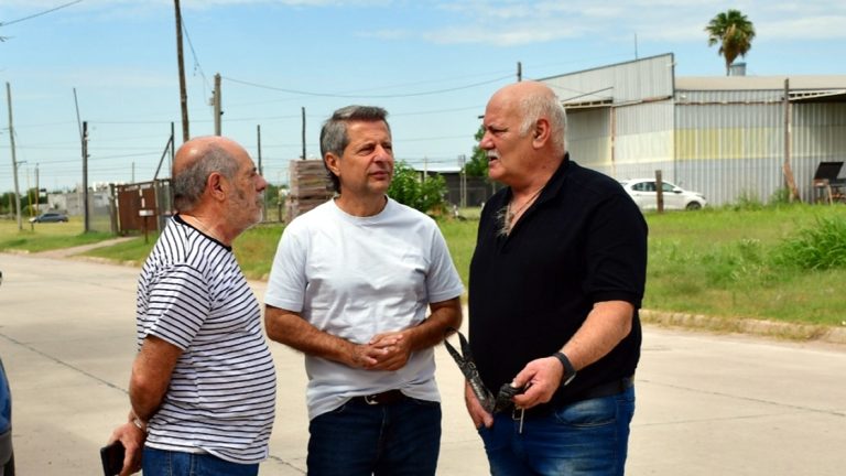Bernarte habilitó la pavimentación de la calzada este de avenida Trigueros
