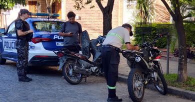 Se incautaron 16 motovehículos en operativo de control