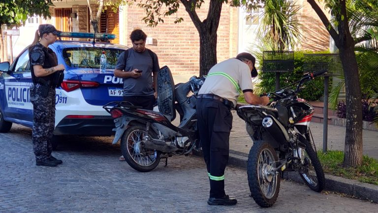Se incautaron 16 motovehículos en operativo de control