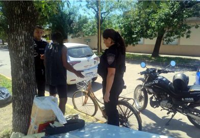 Recuperan bicicleta sustraída y detienen a un sujeto