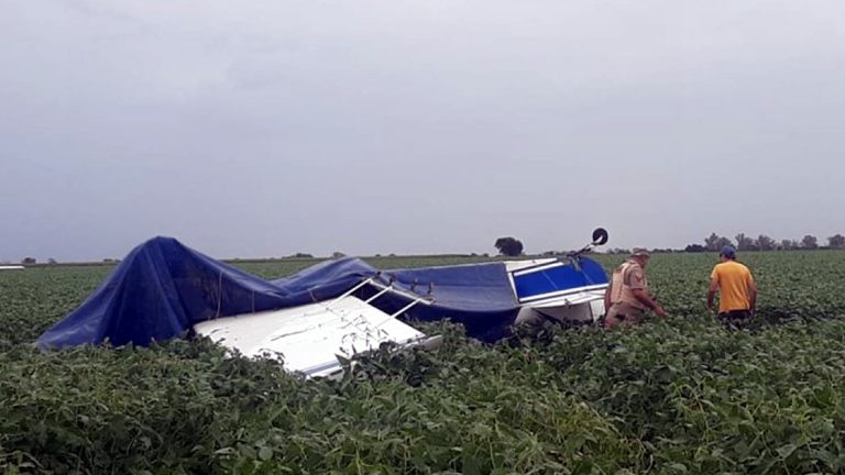 Accidente de avioneta en zona rural entre Chipión y Colonia Marina