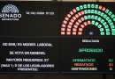 La reforma laboral se aprobó en el Senado con apoyo pleno de Córdoba y otro guiño a sindicatos