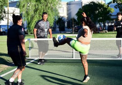 Se desarrolló el torneo de fútbol-tenis y jornada de EcoCanje