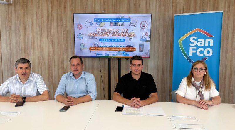 Abren las preinscripciones para 42 cursos de formación profesional en San Francisco