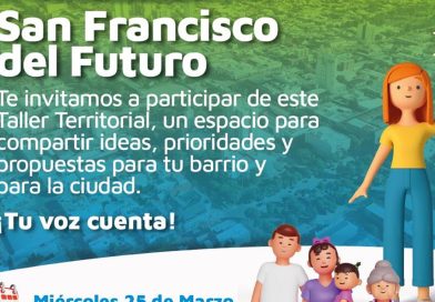 Gran cantidad de inscriptos para el primer encuentro de “San Francisco del futuro”