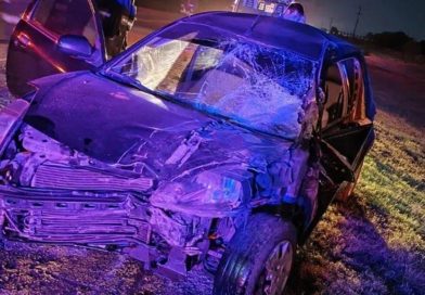 Accidente vehicular en Ruta Provincial 1 a la altura de Colonia Iturraspe