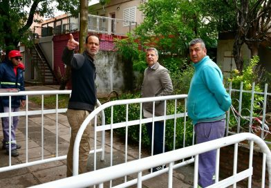 Se intervienen distintos espacios públicos en barrio Roque Sáenz Peña