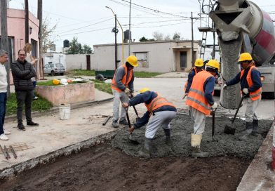 Se puso en marcha la 12º etapa del Plan Integral de Arreglo de Calles