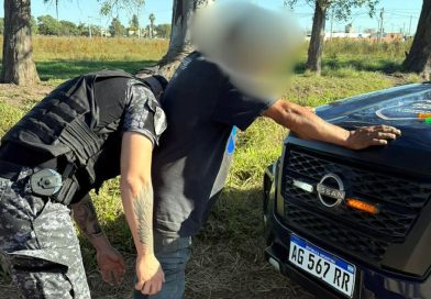 En un trabajo conjunto entre la Guardia Local y la policía detuvieron a un hombre por robo