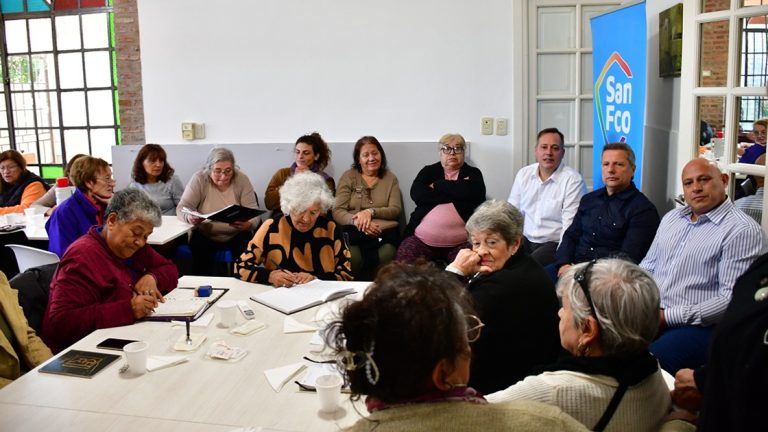 Comenzaron los Talleres Socio Recreativos para Adultos Mayores en San Francisco