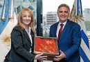 Llaryora recibió a la vicepresidenta de Uruguay, Carolina Cosse Garrido